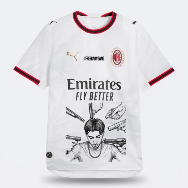 Maglia Baby Gang x AC Milan